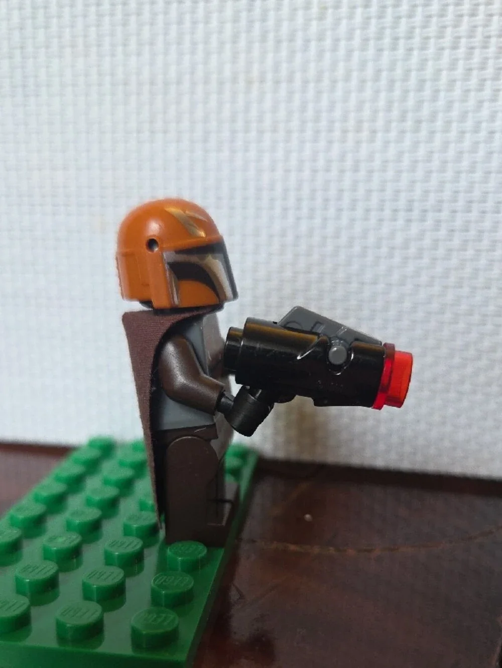 LEGO Mandalorian Mini Figure with Blaster